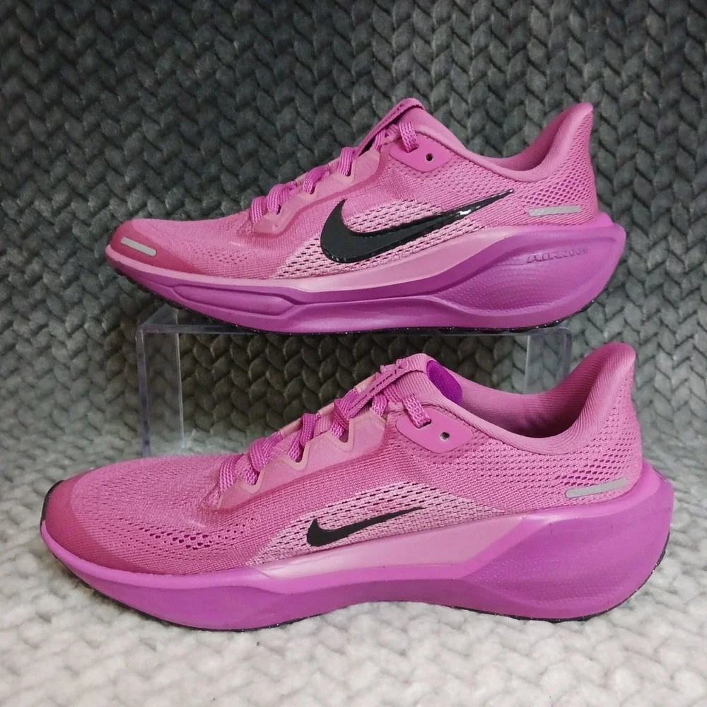 Nike Air Zoom Pegasus 41 Cosmic Fuchsia Off-Noir GS Running Shoes Sz 5Y Wmns 6.5
